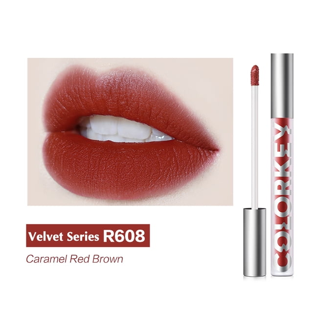 Lápiz labial para mujer, tinte labial, brillo labial, brillo labial, terciopelo, mate, rostro, boca, color rojo, labios, miel, blanco duradero, 3 ml, lápiz labial mate