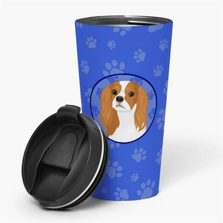 

Carolines Treasures WDK1115TBL215 7.25 x 3.5 in. Unisex Cavalier King Charles Spaniel Blenheim No.1 Stainless Steel 16 oz Tumbler Blue