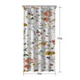 thumbnail image 5 of Pioneer Flower Floral Print Pattern Shower Curtain 36"x72" ,Bathroom Decorative Shower Curtains Set with 12 Hooks,Modern Waterproof Washable Shower Curtain, 5 of 6