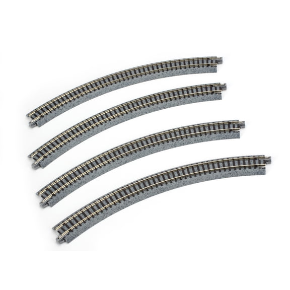 Kato USA Inc. N 282mm 11 Radius Curve 45-Degree 4 KAT20110 N Track