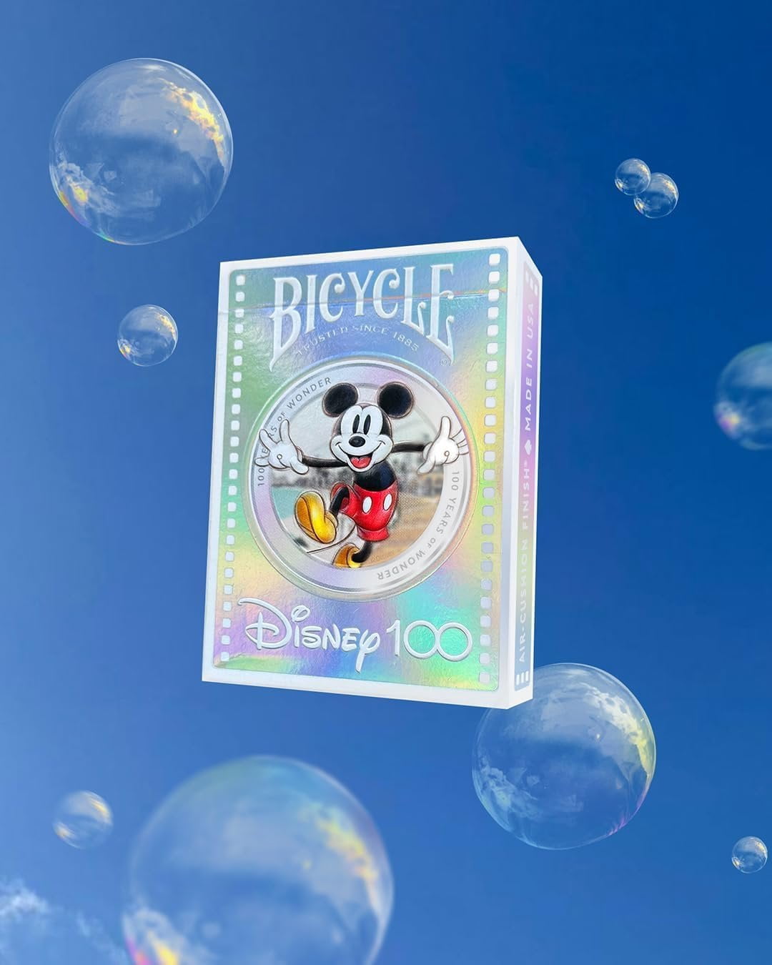 Bicycle Disney 100 Year Anniversary Playing Cards - Features 20+ Iconic Disney Characters - Pack of 6 Decks