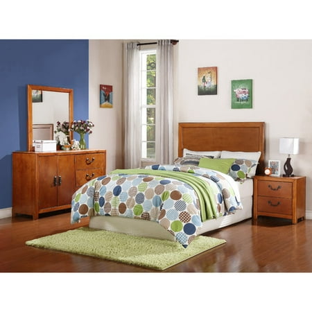 Powell Furniture Finley Panel 4 Piece Bedroom Set