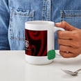 thumbnail image 4 of CafePress - Bdb Red Mugs - 15 oz Ceramic Large White Novelty Mug, 4 of 6