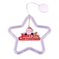 thumbnail image 3 of AYktou 2024 Christmas Decoration with Pentagram Running Horse Hanging Lights LED Colored Lights Window Decoration Pendant Suction Cup Lights, 3 of 9