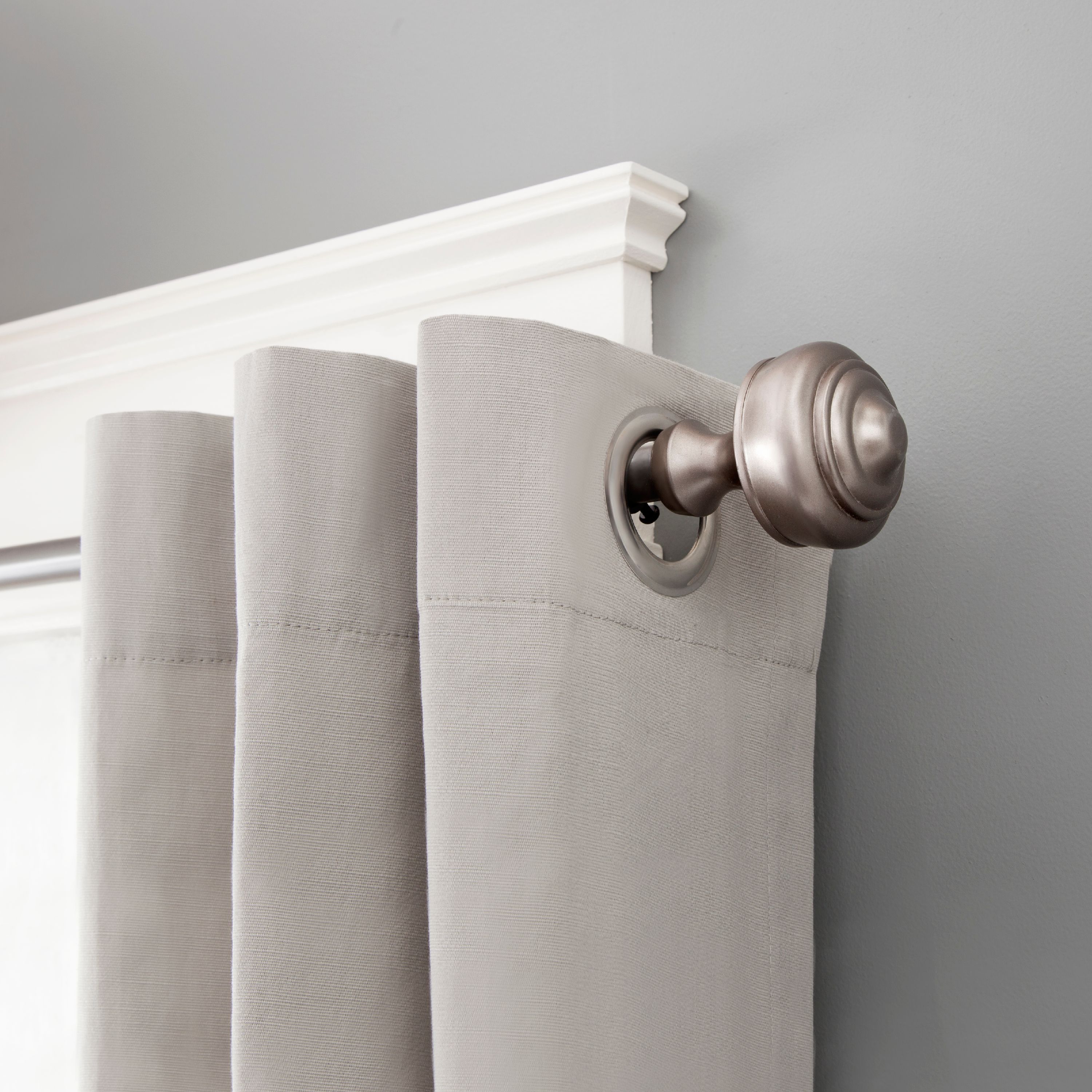 Kenney Cassia Window Curtain Rod 3 4 Diameter 36 66 Length Kenney Cassia Window Curtain Rod 3 4 Diameter 36 66 Length Metal Com