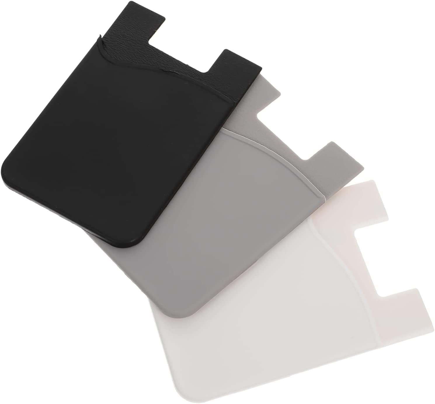 Phone Wallet 3pcs Sticky Adhesive Cards S Phone Cases Back Pouches