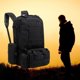 thumbnail image 3 of Mochila de viaje deportiva Zulema 55 l Mochila deportiva al aire libre Negro, 3 of 8