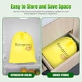 thumbnail image 2 of 1Pc Banana Bag, 14x11 Inch Banana Case for Keeping Bananas Fresh Longer, Reusable Washable Fruit Veggie Storage Bags with Drawstring, 2 of 7