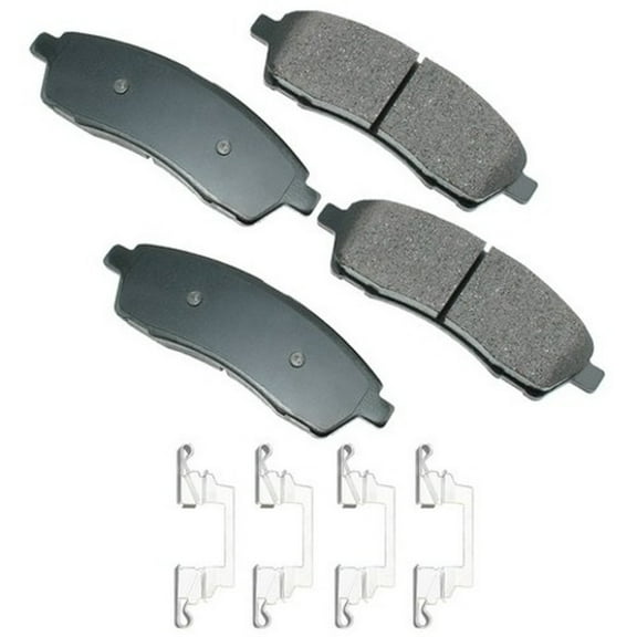 Akebono PRO-ACT Ultra-Premium Brake Pad Set, Ceramic