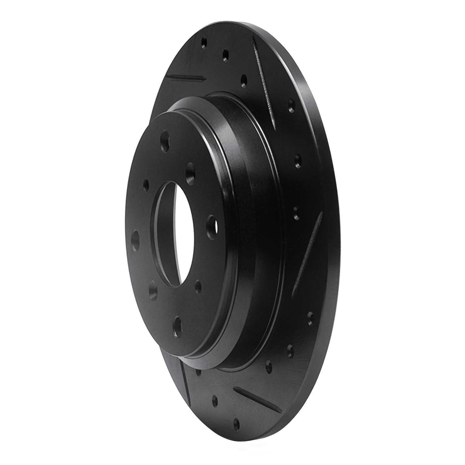 Dynamic Friction Company 633-59013R DFC Brake Rotor - Drilled And Slotted - Black