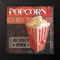thumbnail image 2 of Smith, Sandra 20x20 Black Modern Framed Museum Art Print Titled - POPCORN TIME, 2 of 5
