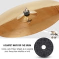 thumbnail image 2 of Felt Pad,  Quality Convenient To Use Fine Workmanship Not Easy To Damage Jazz Drum Cymbal Felt Pad, For Drum Beginner, 2 of 8