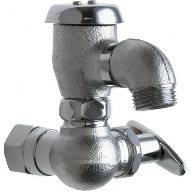 Chicago Faucets 998-RCF Service Sink Fitting Plate, Rough Chrome