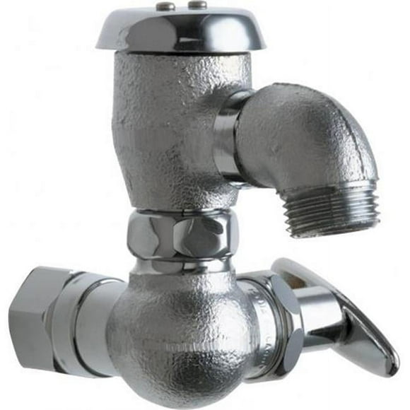 Chicago Faucets 998-RCF Service Sink Fitting Plate, Rough Chrome