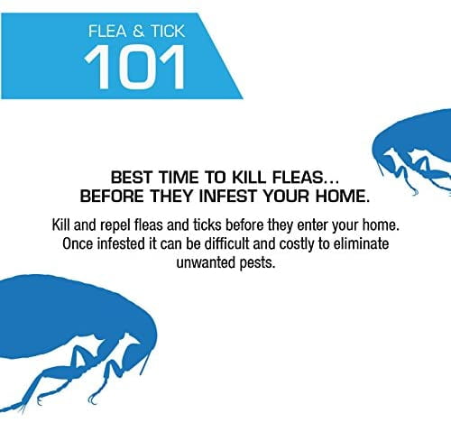 PETACTION PRO Flea & Tick Topical Treatment for Dogs 5-22 lbs, 6 Count