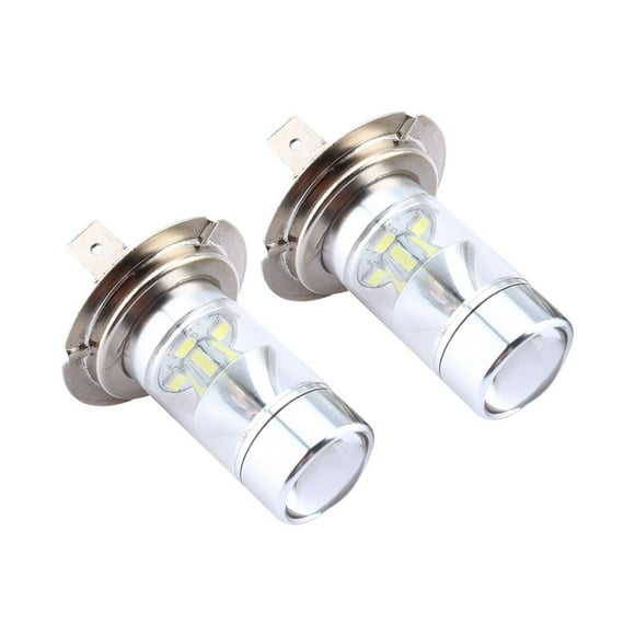 New 2Pcs 60W H7 12 2323 6000K White High Power LED Car Fog Driving Bulbs