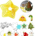 Holiday Deal Christmas 2021 3D Christmas Tree Cookie Cutter SetStar