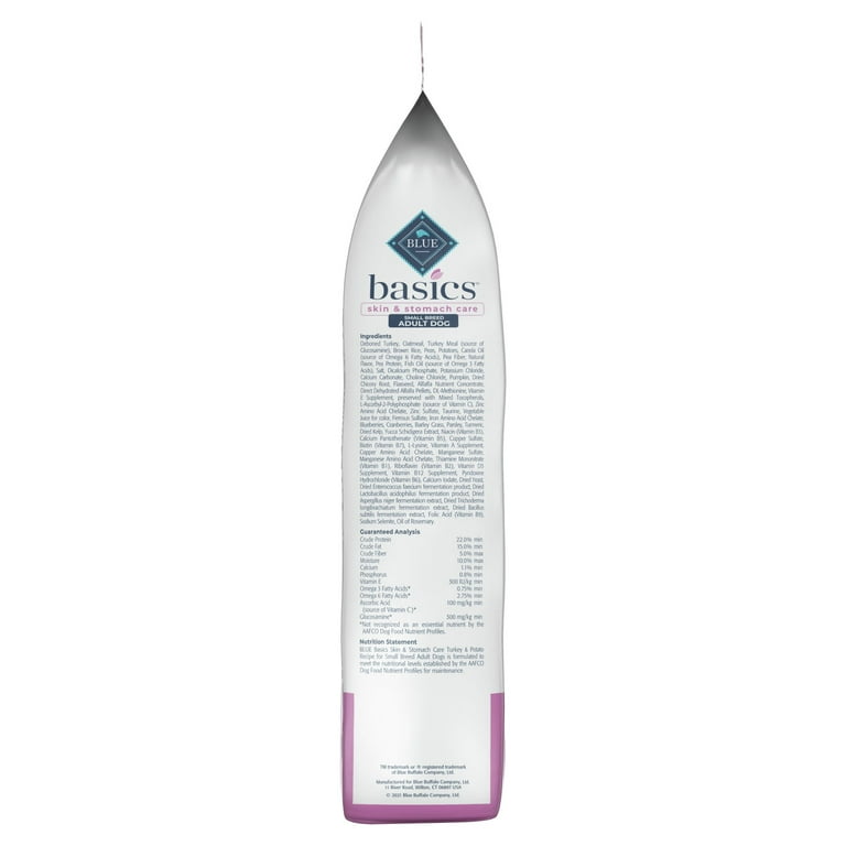 Blue basics dog food top