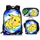 thumbnail image 4 of MINISO Pokemon Pikachu Anime 3Pcs/Set Backpack Student School Shoulder Bag Kids Cute Travel Backpack Children Birthday Gift, 4 of 4