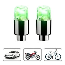 Green Bike Tire Lights,2-Pack LED Wheel Lights,Waterproof Spoke Lights for Night Riding Safety,Easy Install Bicycle Lights for Adult Mountain Bike Cycling Accessories