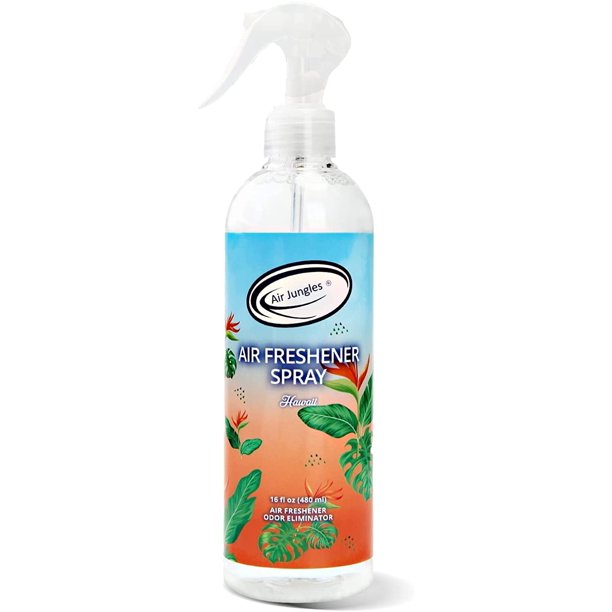 Air Jungles Air Freshener Spray for Car and Home 16 Fl Oz, Hawaii Scent