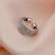 thumbnail image 3 of Anillo de línea de alta calidad con diseño de nicho para mujer, nuevo anillo abierto simple de moda de estilo frío de lujo ligero y moderno, 3 of 5