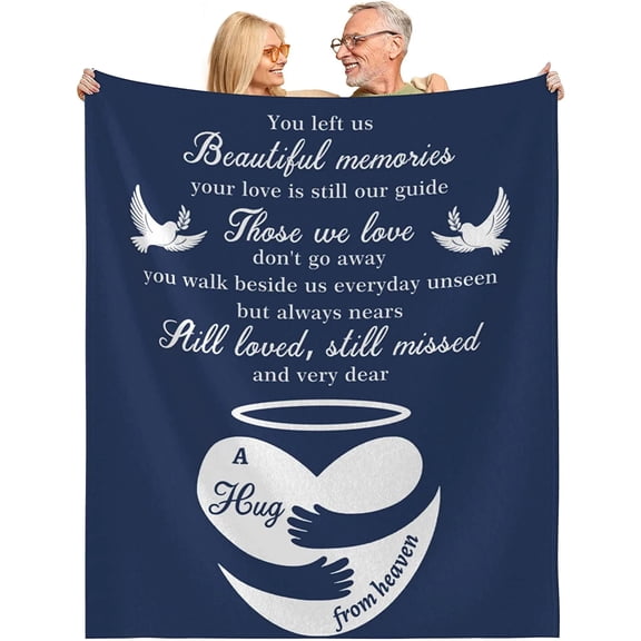 Bereavement Blanket Gifts, Sympathy Gift, Memorial Loss of Mather Father Husband Wife Son Sister Child Dog Pet Blanket, 30x40in Fleece Blanket