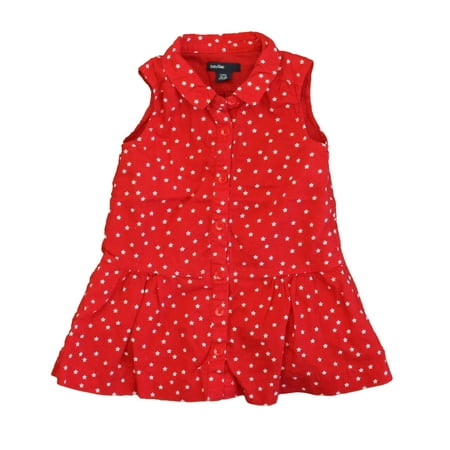 

Pre-owned Gap Girls Red | White Stars Dress size: 12-18 Months
