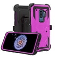 thumbnail image 3 of Galaxy S9 Plus Case, Mignova Heavy Duty Full Body Protective Case with Kickstand, Build-in Screen Protector and Belt Swivel Clip for Samsung Galaxy S9 Plus Smart Cell Phone(Purple), 3 of 8