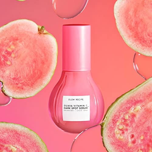 Glow Recipe Guava Vitamin Dark Spot C Serum - Potent Serum Treats + Prevents Dark Spots with 5 Forms of Vitamin C, Guava Extract + Seed Oil for Even-Toned Skin (30ml)