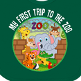 thumbnail image 4 of Inktastic 1st Trip to Zoo Animals Boys or Girls Baby Bib, 4 of 4