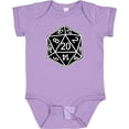 thumbnail image 3 of Inktastic 20 Sided Black Dice Boys or Girls Baby Bodysuit, 3 of 5