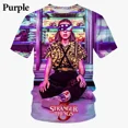 thumbnail image 3 of The Latest Fashion Hot Selling Science Fiction Horror Movie 3D Printed T-shirt Men and Women Love Summer Casual Crewneck T-shirt, 3 of 4