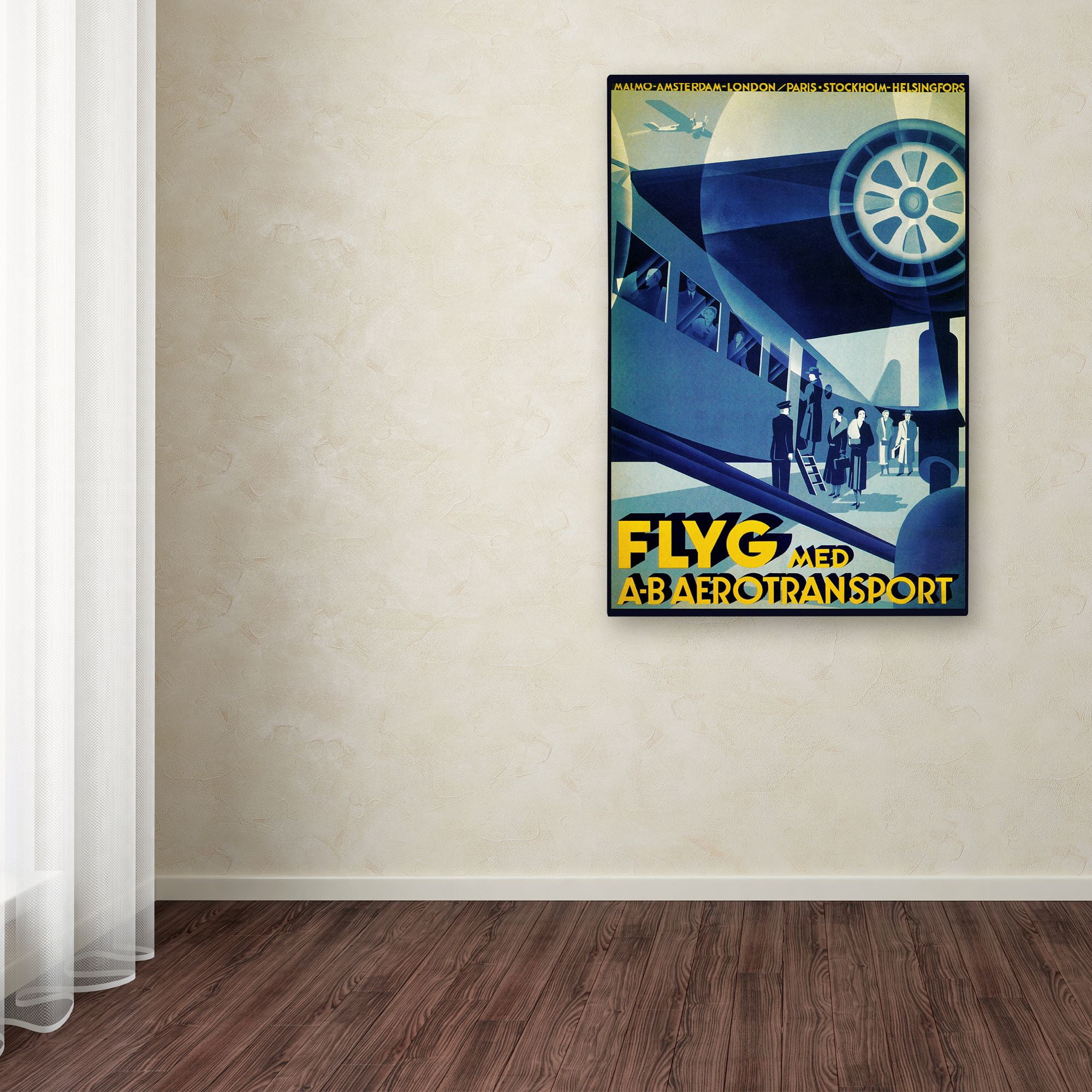Trademark Fine Art 'Travel 288' Canvas Art by Vintage Lavoie