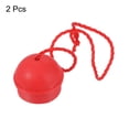 thumbnail image 3 of Rubber Cue Chalk Holder Billiard Pool Cue Tips Chalks Case with Cord, Red 2 Pack, 3 of 5