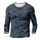 thumbnail image 5 of Men's T Shirt Graphic Abstract Neck Clothing Apparel Outdoor Long Sleeve Print Fashion Designer Vintage L, 5 of 5
