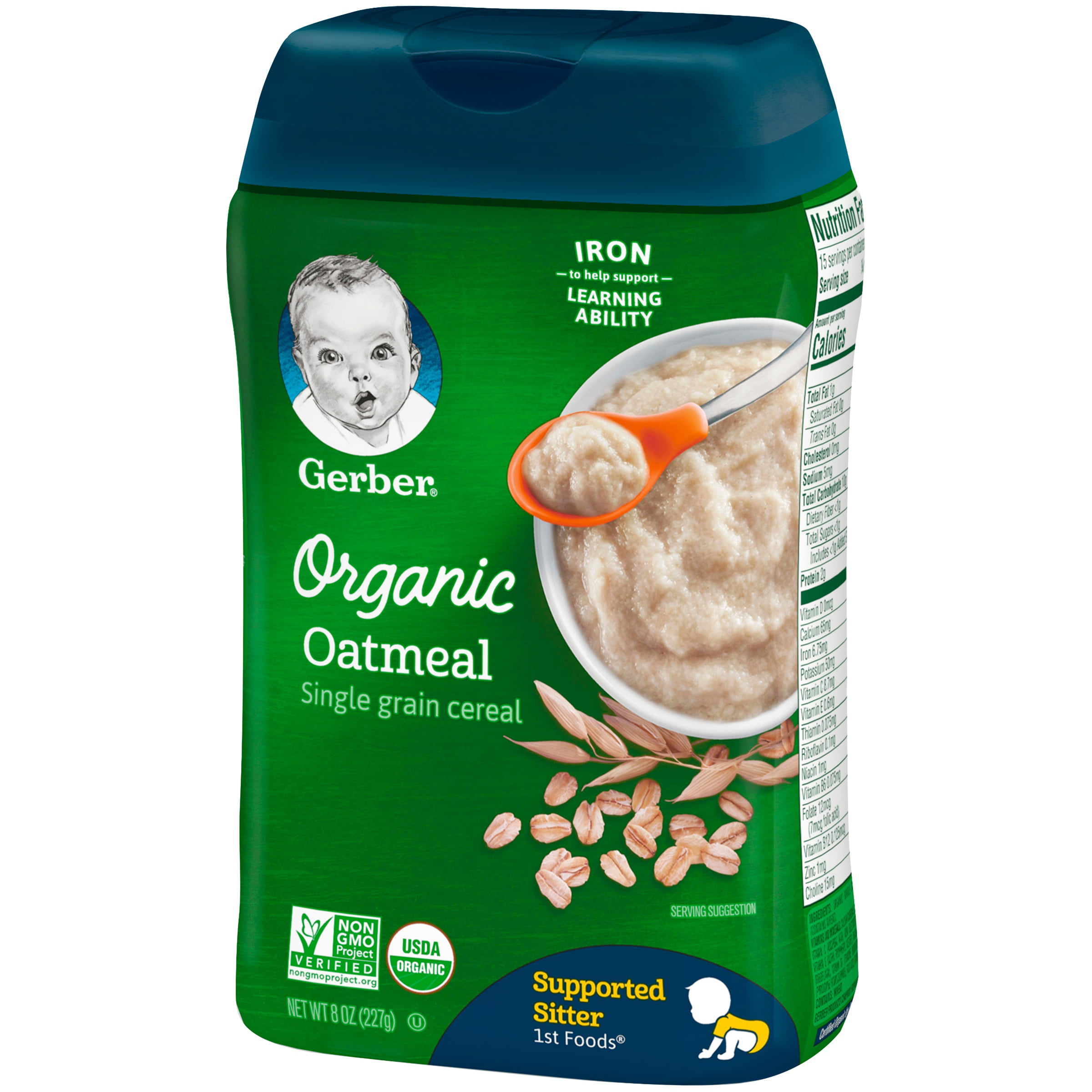 gerber organic oats