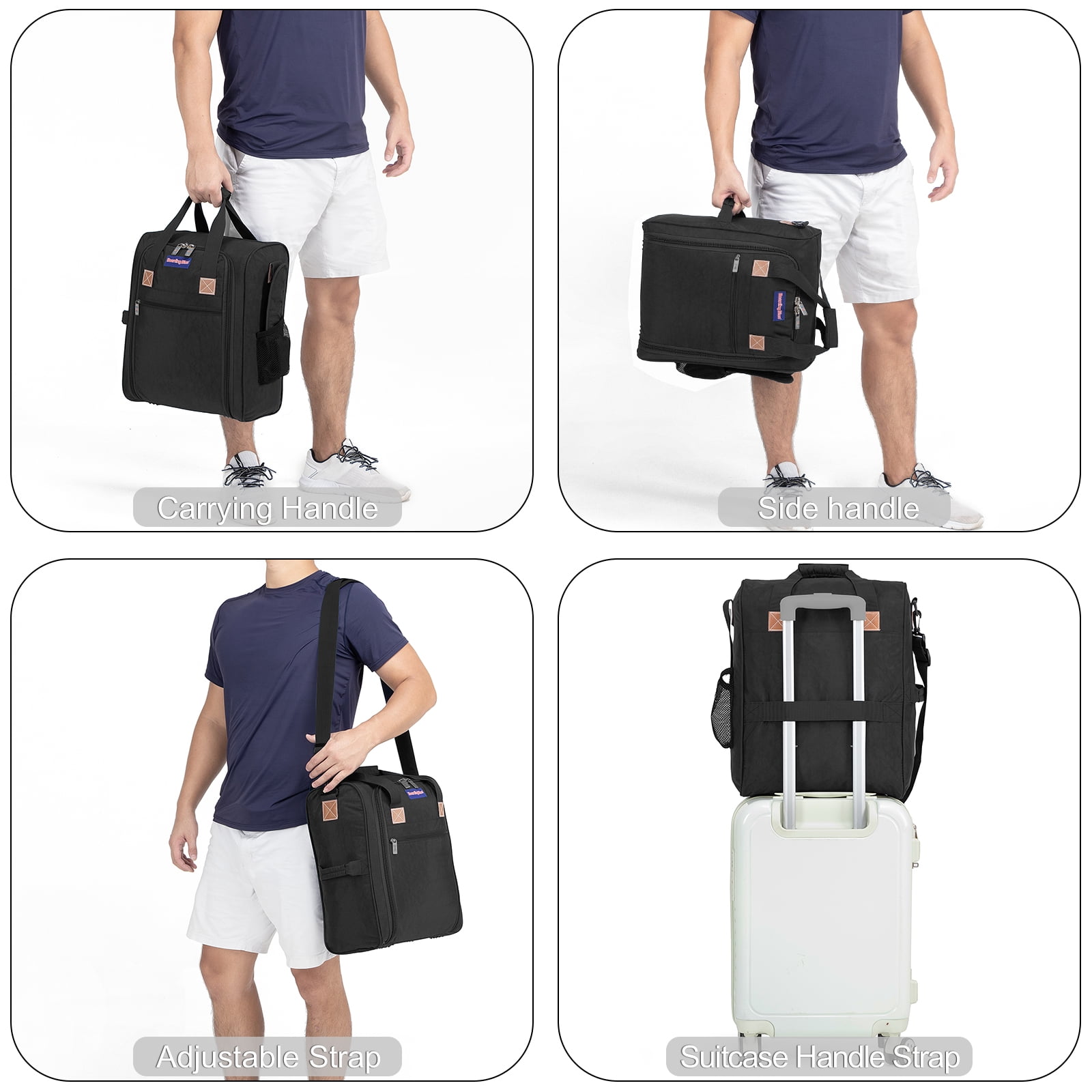 17 x 13 x 9 inches backpack for travel Boardingblue Under-Seat Spirit, Frontier - Fits 18 8 - Perfect Personal Item for Easy Air Laptop Backpack T Womens Mens Cool Bag Travel Backpack 15 17x13x8 Inches JetBlue Airlines Rolling