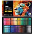 thumbnail image 1 of Set de pasteles al óleo Arts Pal Soft, 48 colores vibrantes, 10 x 70 mm, 1 of 9