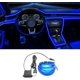 thumbnail image 4 of Tira de luces LED para interior de coche EL Wire, luces estroboscópicas de neón brillantes USB de 16.5 pies con borde de costura de 6 mm, kits de iluminación ambiental para decoraciones interiores de, 4 of 5