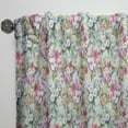 thumbnail image 3 of Designart 'Flowers With Green Leaves VI' Floral Curtain Panel, 3 of 5