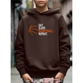 thumbnail image 3 of EAT SLEEP BASKETBALL REPEAT Letter Print Boys Long Sleeve Hoodie, Stay Stylish And Cozy Sweatshirt - Perfect Spring Fall Winter Essential For Your Little Fashionista!, 3 of 8