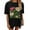 10Black, variant on Womens Summer Tops Oversized Tshirt Flower Graphic Tees Short Sleeve Shirts Summer Casual Loose Flower Plant Shirts Tops