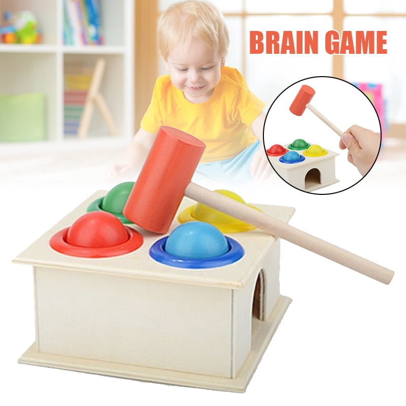 Kids Hammer And Ball Play set Toy Fun Baby Learning Game Set Children Easy Play 