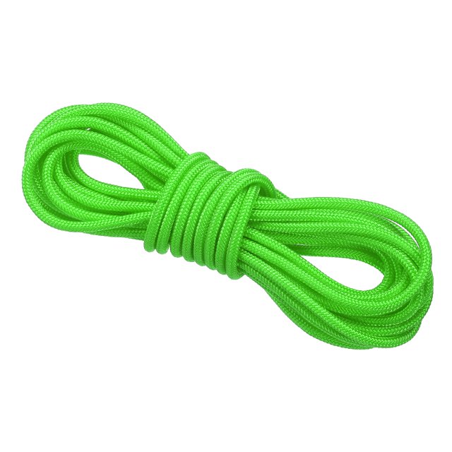Unique Bargains Archery D Loop Rope 10 FT, Bow String Release Nock Wire Nocking Loop Ring, Bright Green