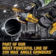 thumbnail image 3 of Esmeriladora angular inalámbrica sin escobillas DEWALT 20V MAX XR 115-125 mm, 3 of 9