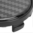 thumbnail image 2 of Set of 4 universal plastic carbon fiber style hub caps, 54 mm outer diameter, 2 of 3