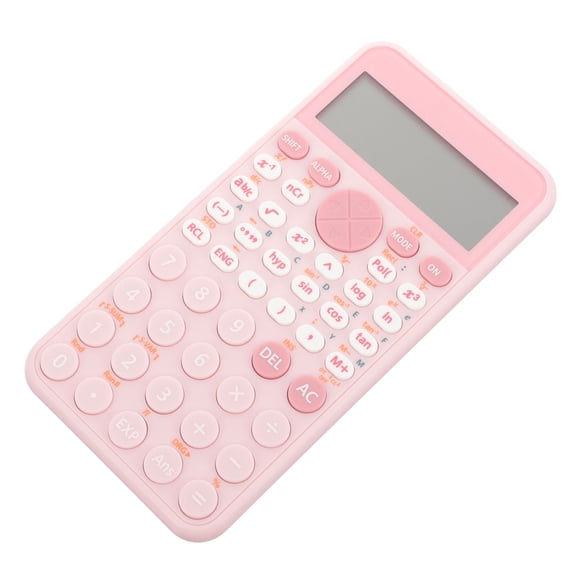 CIMAXIC Portable Calculator Function for Mathematical Calculation Pink 1Pack