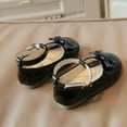 thumbnail image 4 of Baby Girls Shoes Mary Jane Flats Bowknot Non-Slip Toddler Girl Dress Shoes First Walkers Princess Wedding Shoes, 4 of 7