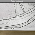 thumbnail image 6 of Ambesonne Teen Room Place Mats Set of 4, Girl with Floral Hair, Standard Size, White Black Pearl, 6 of 6